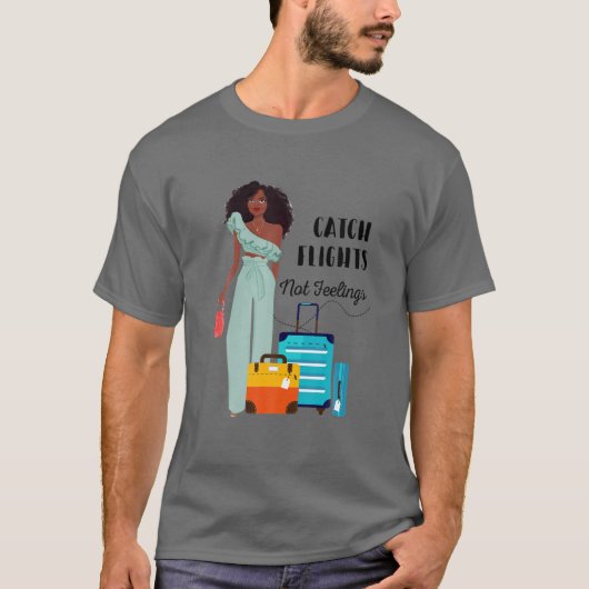 Vang vluchten Niet Gevoelens Melanin Queen T-shirt (Voorkant)