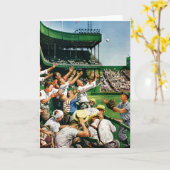 Vangend Huis stel Bal in werking Kaart (Gele Bloem)