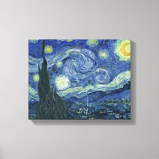 VanGogh Starry Night Enveloppé Toile (Recto)