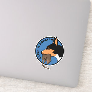 Vangst en verzending van sticker op vliegveld