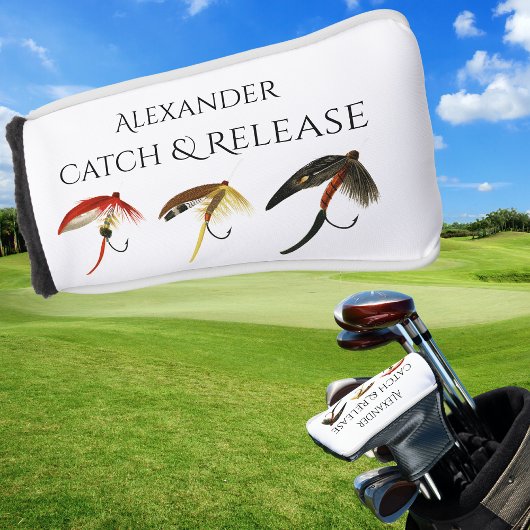 Vangst en vrijlating van gevechtsvissers golfheadcover