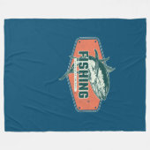 Vangst met de beste | VISSEN | Fleece Deken (Voorkant (Horizontaal))