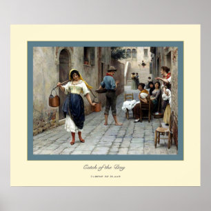 Vangst van de dag ~ Eugene de Blass Poster