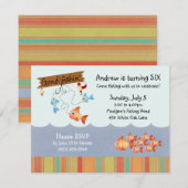 Vangst van de daguitnodigingen kaart (Voorkant / Achterkant)