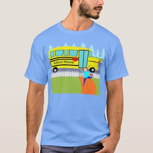 vangst van de schoolbus T-shirt (Voorkant)