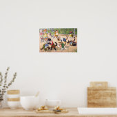 VANGSTEN: een vrij spel van Poster van bladkikker (Keuken)