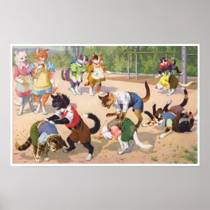 VANGSTEN: Een wild spel van Leap FrogPoster Art Poster
