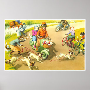 VANGSTEN: Een Wilde Scooter    RidePoster Art Poster