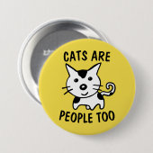 VANGSTEN ZIJN MENSEN TE BUTTON (Voorkant /achterkant)