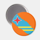 Vangstkaart van Aruba Magneet (Voorkant / Achterkant)
