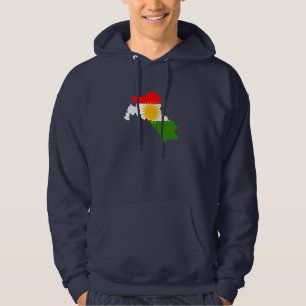 Vangstkaart van Koerdistan Hoodie