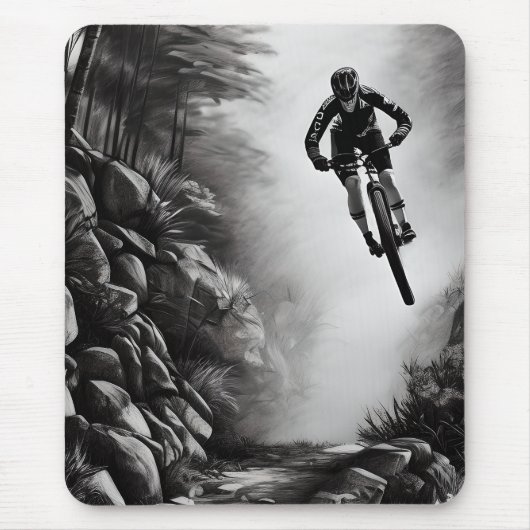 Vangstlucht - Bergbakketzak voor digitale micropos Muismat (Voorkant)