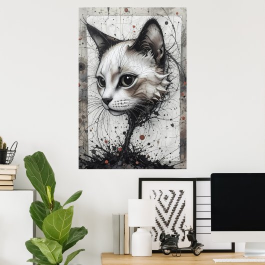 Vanguard Cat Poster (Thuiskantoor)