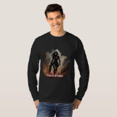 Vanguard – Futuristic Female Warrior T-shirt (Voorkant volledig)