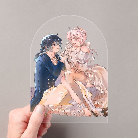 vanijeanne acrylic card acryl uitnodigingen (Insitu (Draagbaar))