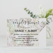 Vanilla aardbei Hydrangeas Couples Shower Kaart (Staand voorkant)