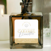 Vanilla Caramel roux diffuseur produit étiquette