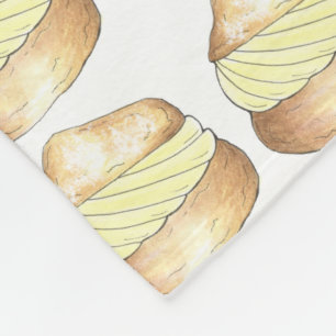 Vanilla Cream Puff, Frans deeg Fleece Deken