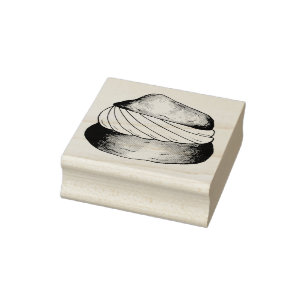 Vanilla Cream Puff Franse gebak Stempel