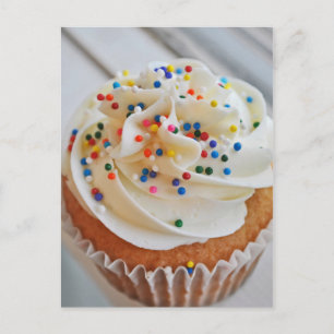 Vanilla Cupcake Fotografie Post Card Briefkaart