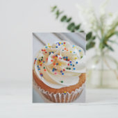 Vanilla Cupcake Photographie l Carte postale (Debout devant)