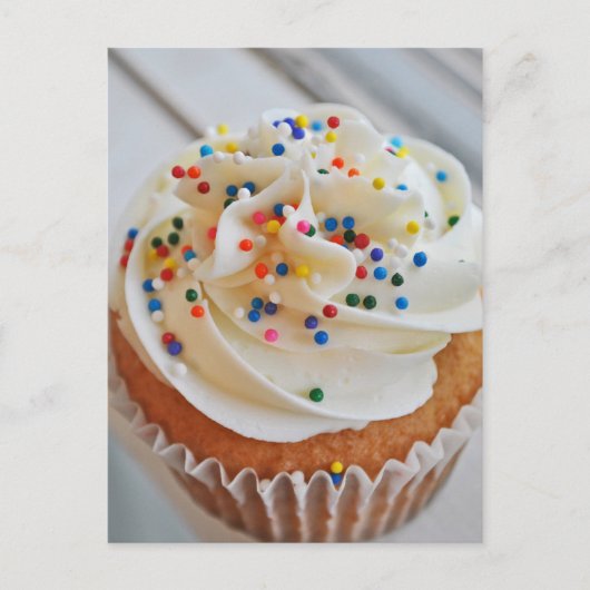 Vanilla Cupcake Photographie l Carte postale (Devant)