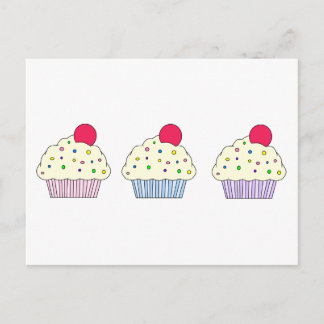 Vanilla Cupcakes Briefkaart
