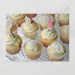 Vanilla cupcakes briefkaart