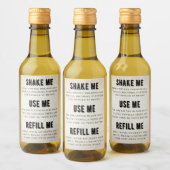 Vanilla Extract Étiquette - bourbon VE-002_05b (Bouteilles)
