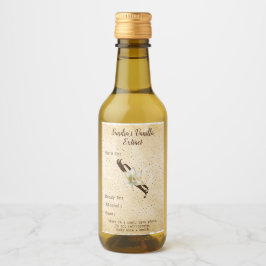 Vanilla Extract flesetiket Wijn Etiket