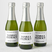 Vanilla Extract Modern Label Sticker VAF1rt (Flessen)