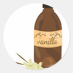 Vanilla Extract Ronde Sticker