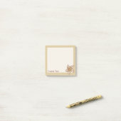 Vanilla Flower Icon Post-it® Notes (Op bureau)