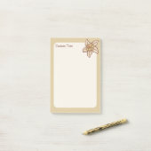 Vanilla Flower Icon Post-it® Notes (Op bureau)