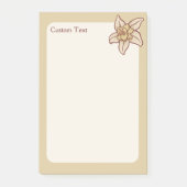 Vanilla Flower Icon Post-it® Notes (Voorkant)