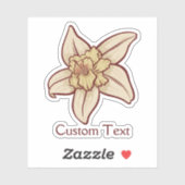Vanilla Flower Icon Sticker (Vel)