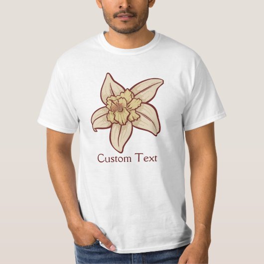Vanilla Flower Icon T-shirt (Voorkant)
