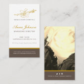 Vanilla — foto van schoonheidsbedrijf visitekaartje (Voorkant / Achterkant)