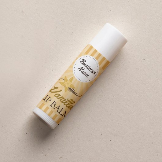 Vanilla Gold - Lip Balm Label - 1,25-inch vierkant