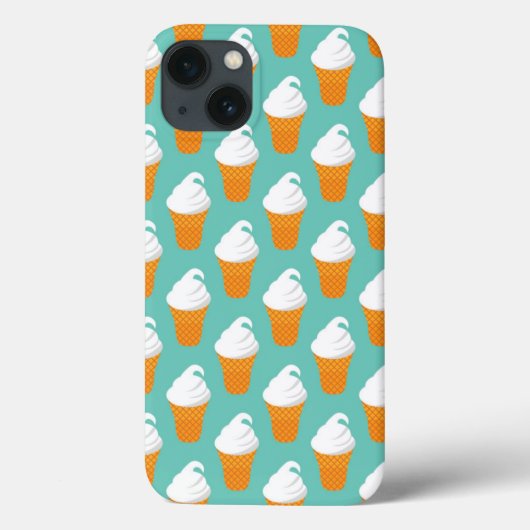 Vanilla Ice Cream Cone Pattern Case-Mate iPhone Case (Achterkant)