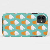 Vanilla Ice Cream Cone Pattern Case-Mate iPhone Case (Achterkant (horizontaal))
