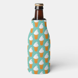 Vanilla Ice Cream Cone Pattern Flesjeskoeler