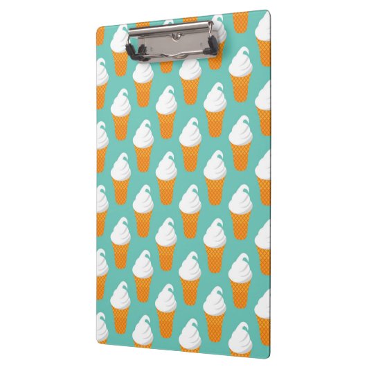 Vanilla Ice Cream Cone Pattern Klembord (Links)