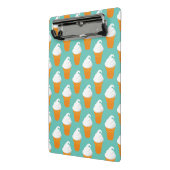 Vanilla Ice Cream Cone Pattern Mini Klembord (Angled2)