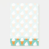 Vanilla Ice Cream Cone Pattern Post-it® Notes (Voorkant)