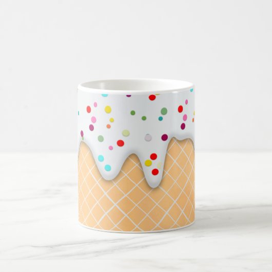 Vanilla Ice Cream Drip Koffiemok (Center)