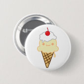 vanilla icecream ronde button 5,7 cm (Voorkant /achterkant)