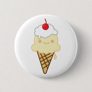 vanilla icecream ronde button 5,7 cm