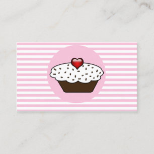 Vanilla Love cupcake cartes de visite
