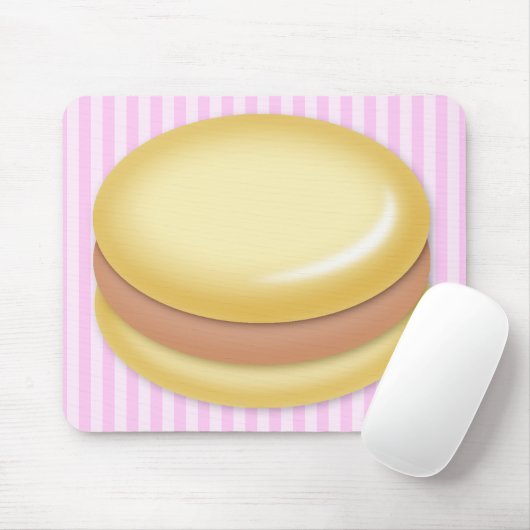 Vanilla Macaron Muismat (Met muis)